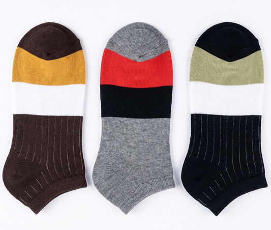 Men’s Cotton Low-Cut Socks 3 pcs
