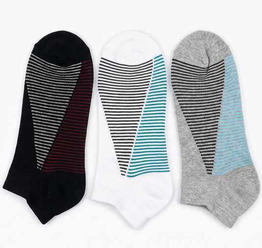 Men’s Cotton Low-Cut Socks 3 pcs