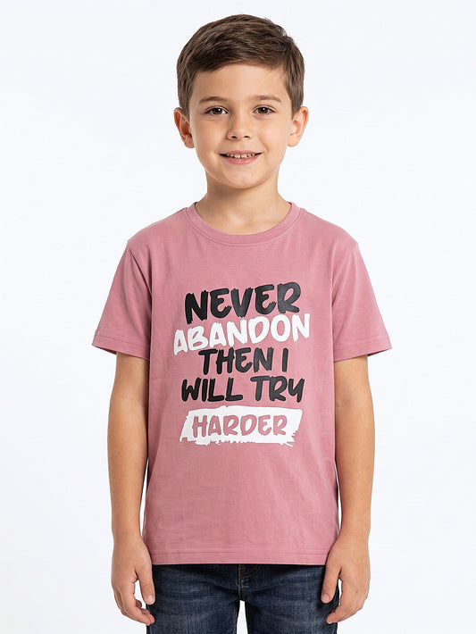 Boy`s Printed T-Shirt – Short Sleeve