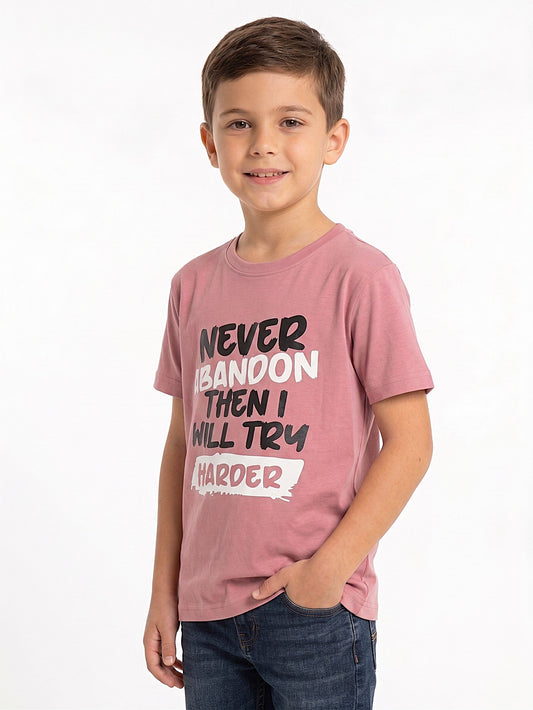 Boy`s Printed T-Shirt – Short Sleeve