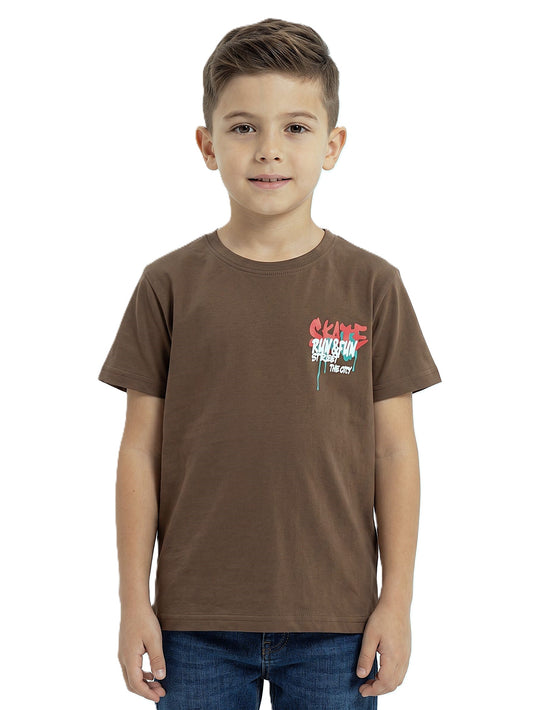 Boy`s Printed T-Shirt – Short Sleeve