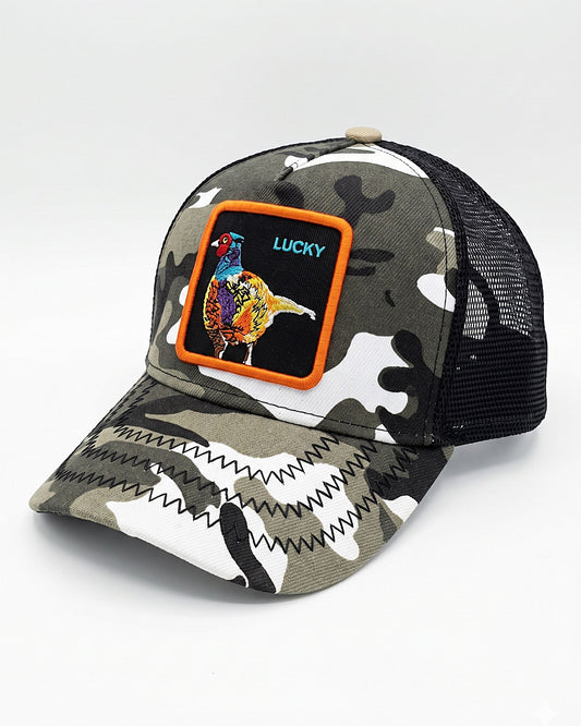 Men's embroidered mesh cap