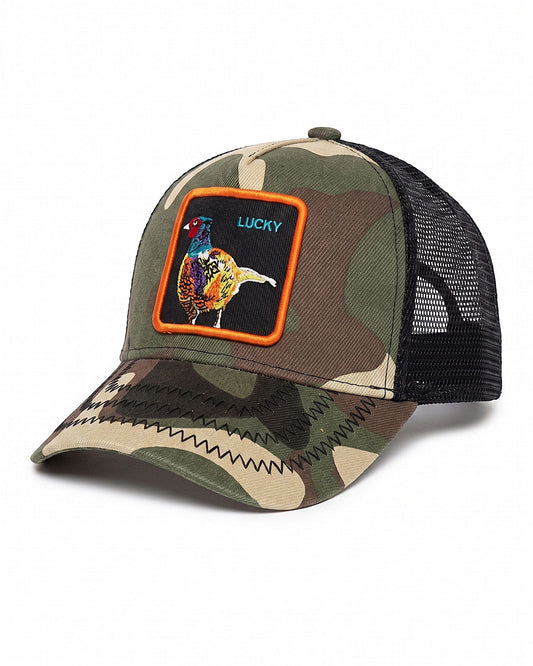 Men's embroidered mesh cap