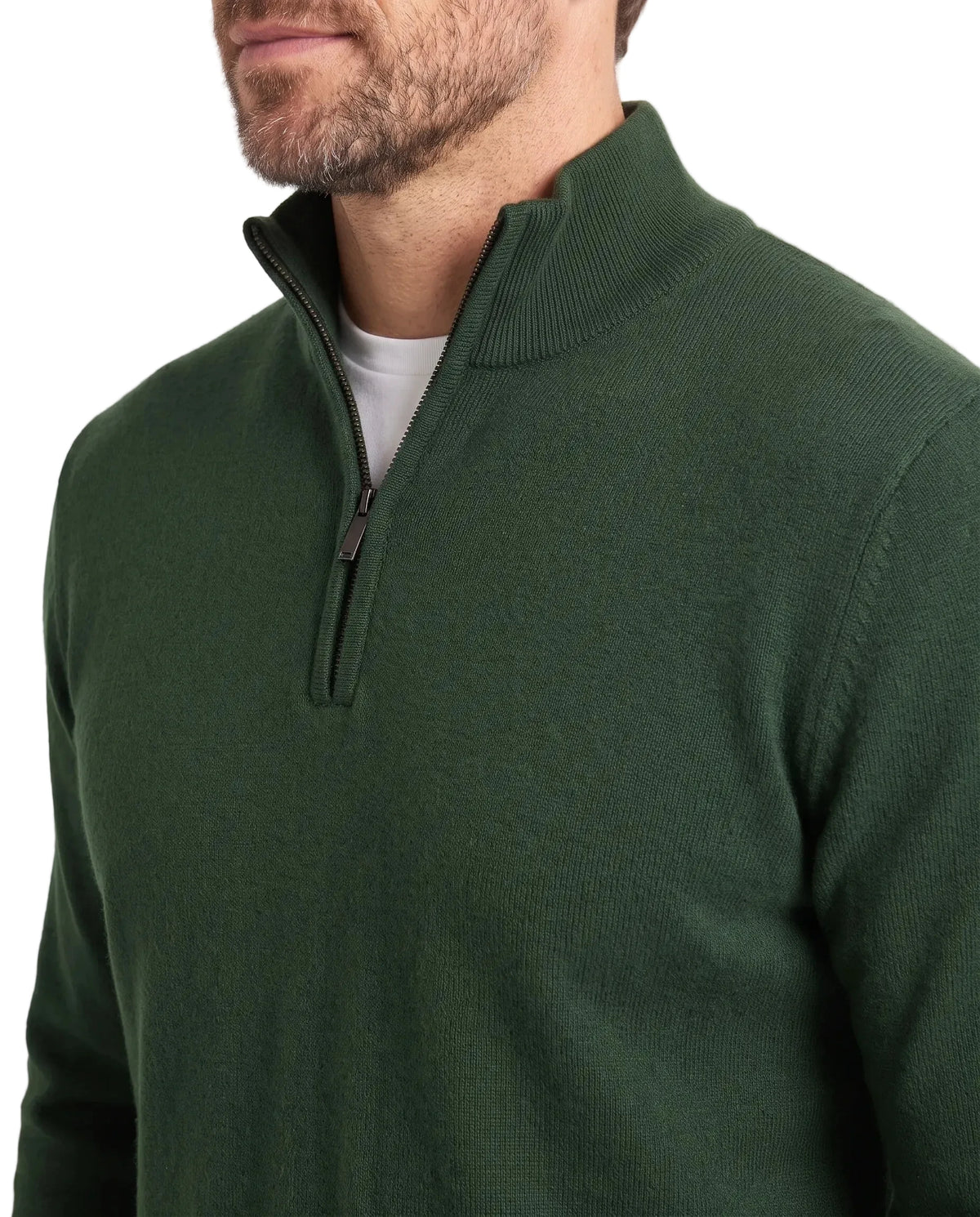 Men's half-zip mock-neck pullover by TREE