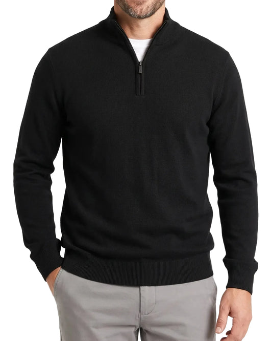 Men's half-zip mock-neck pullover by TREE