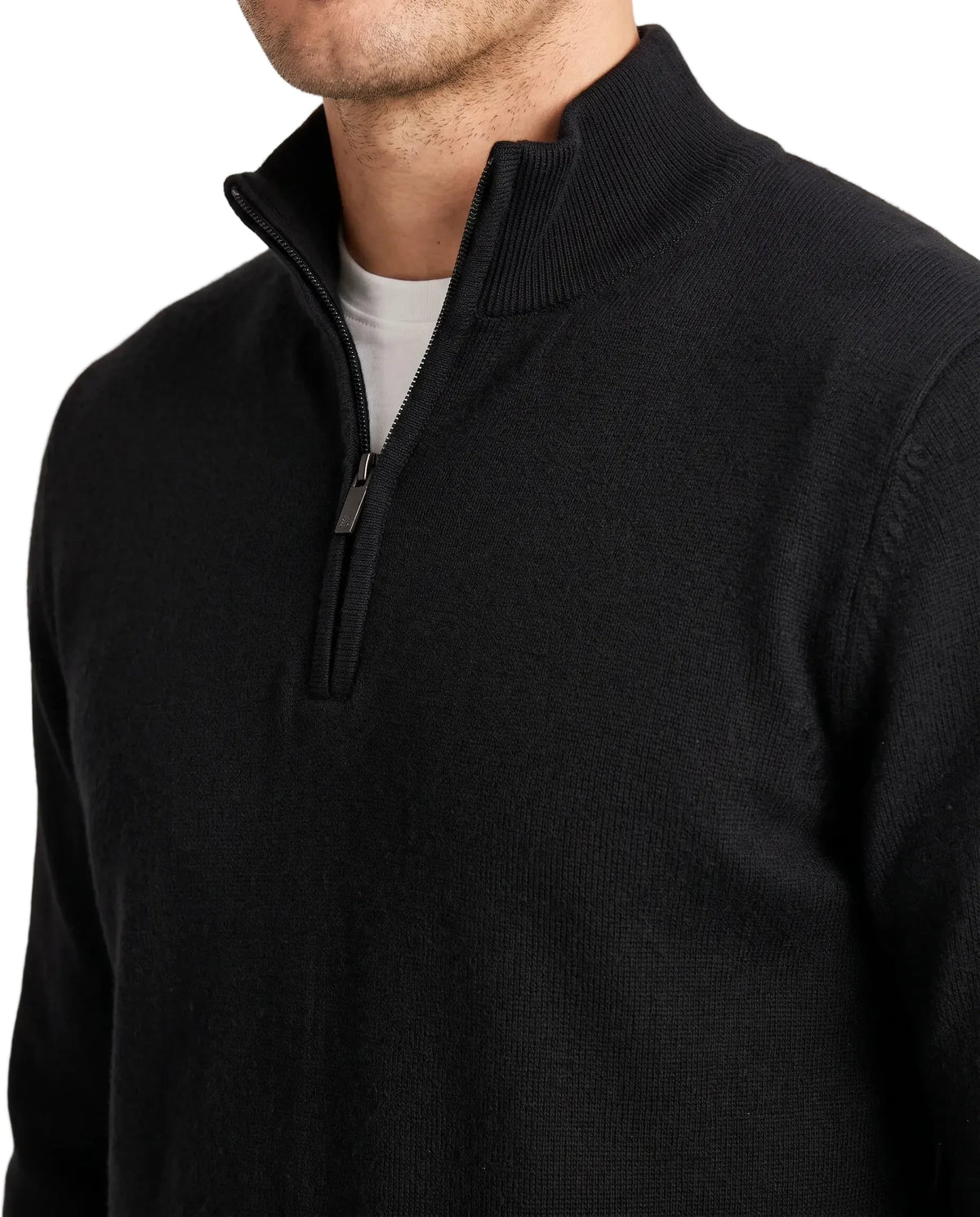 Men's half-zip mock-neck pullover by TREE