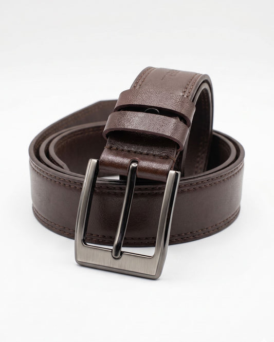 Men's Classic leather belt - Brown