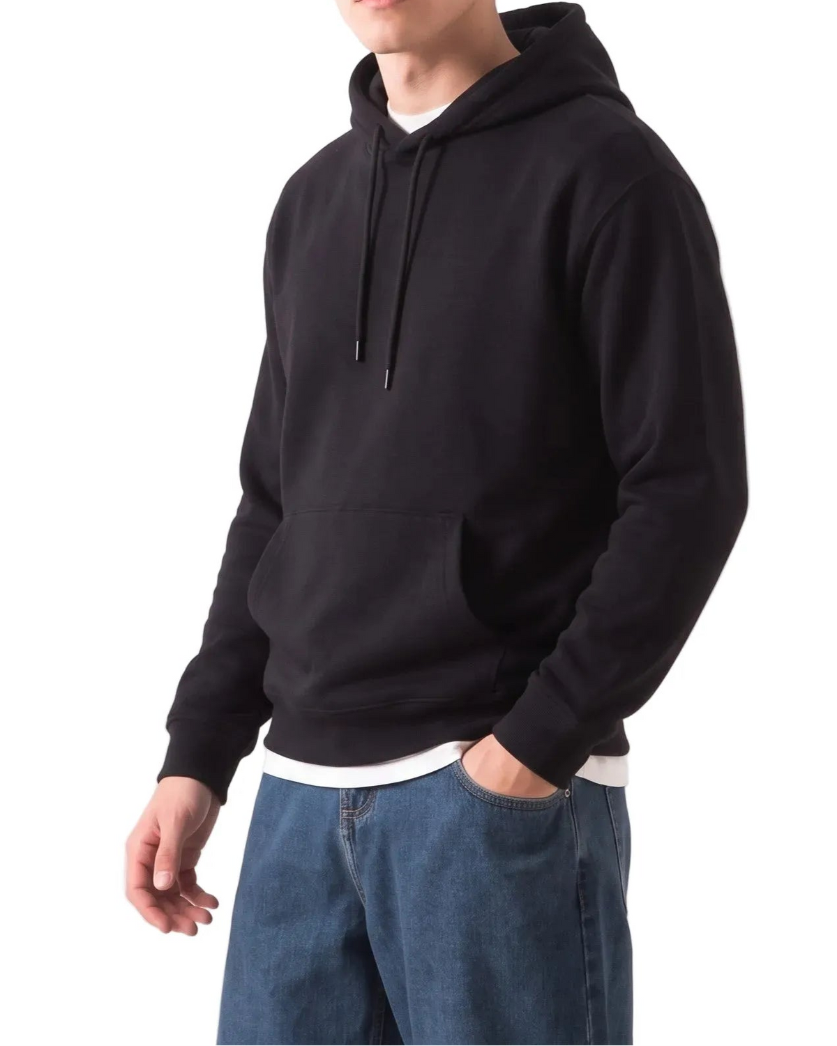Men's black oversized hoodie by TREE   