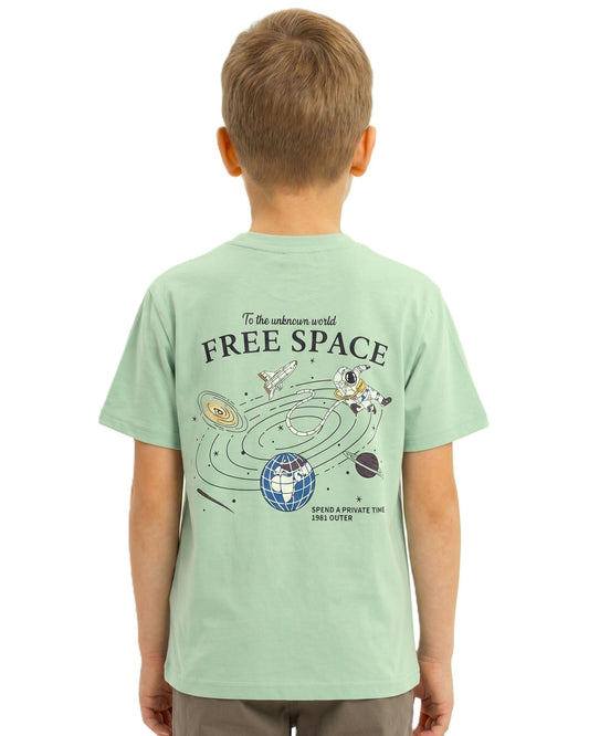 Boy`s Printed T-Shirt – Over Size-Short Sleeve