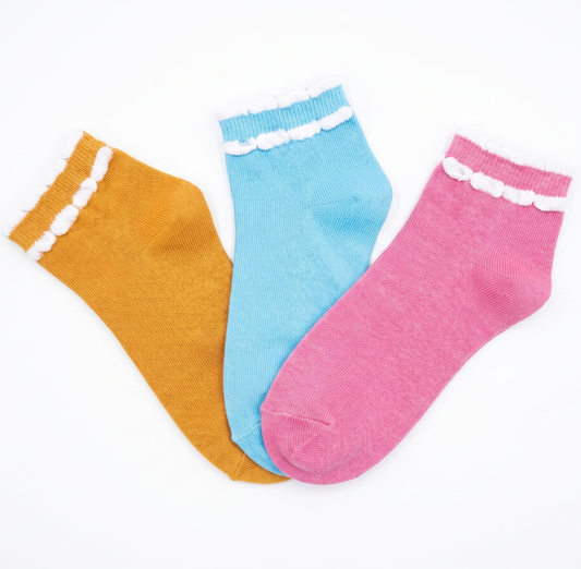 Girl's socks SOCKET LYCRA 3 pcs