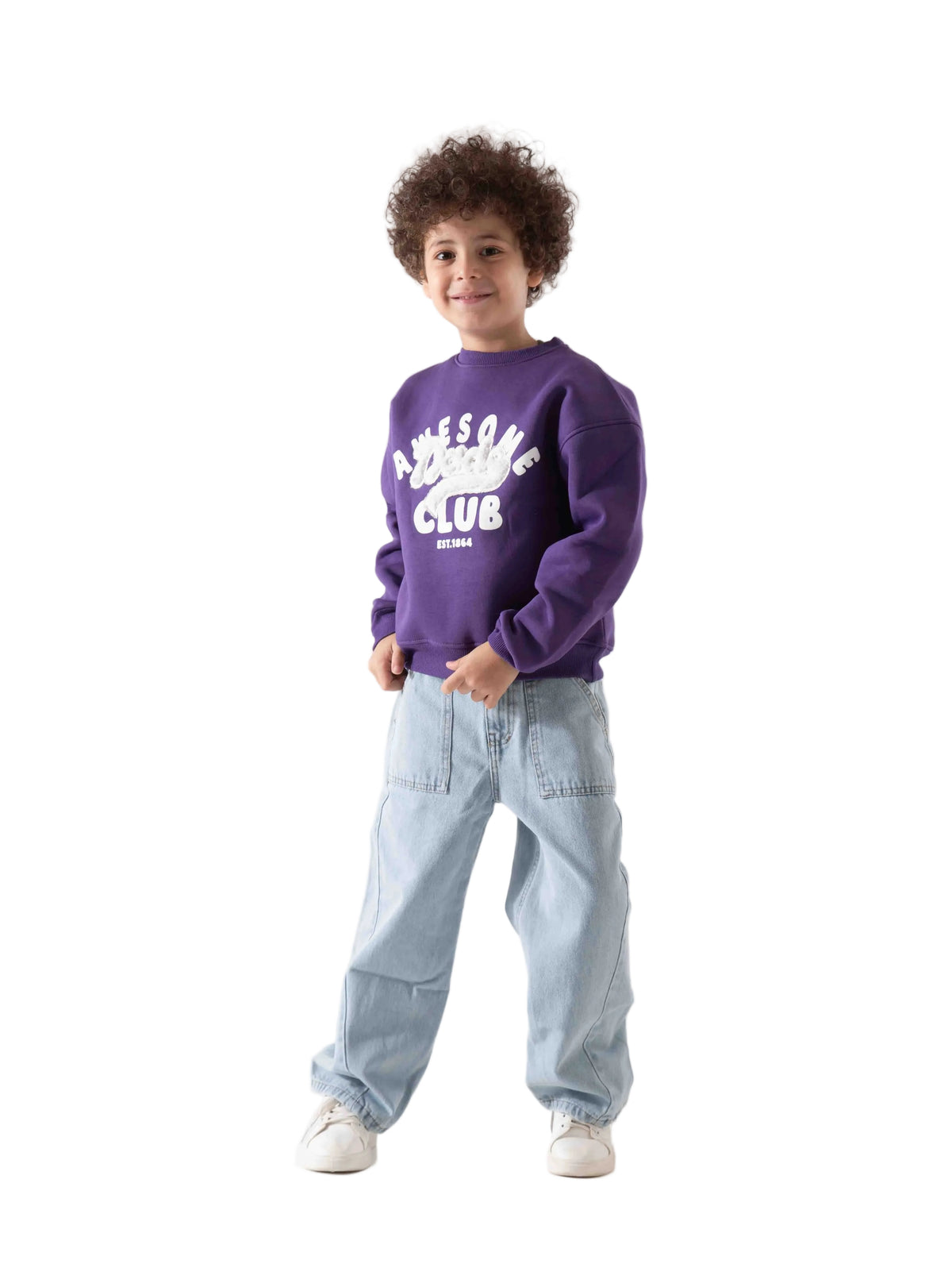Boy's printed crewneck sweatshirt by TREE