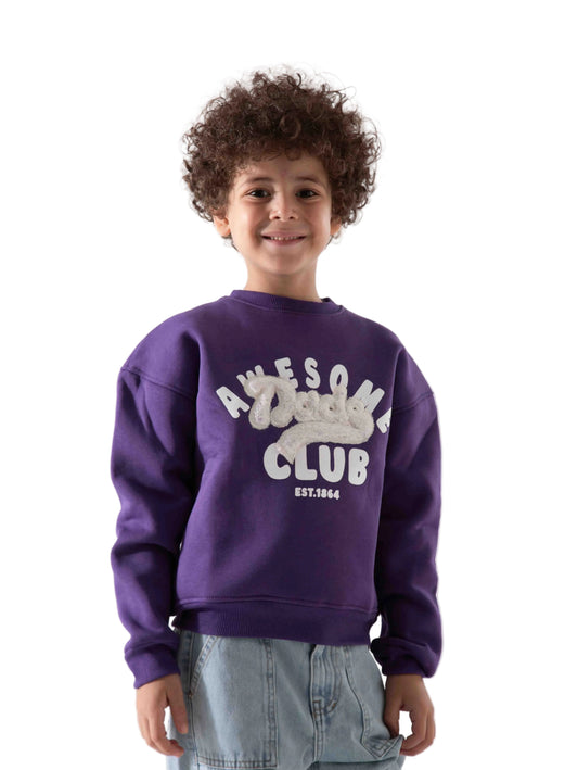 Boy's printed crewneck sweatshirt by TREE