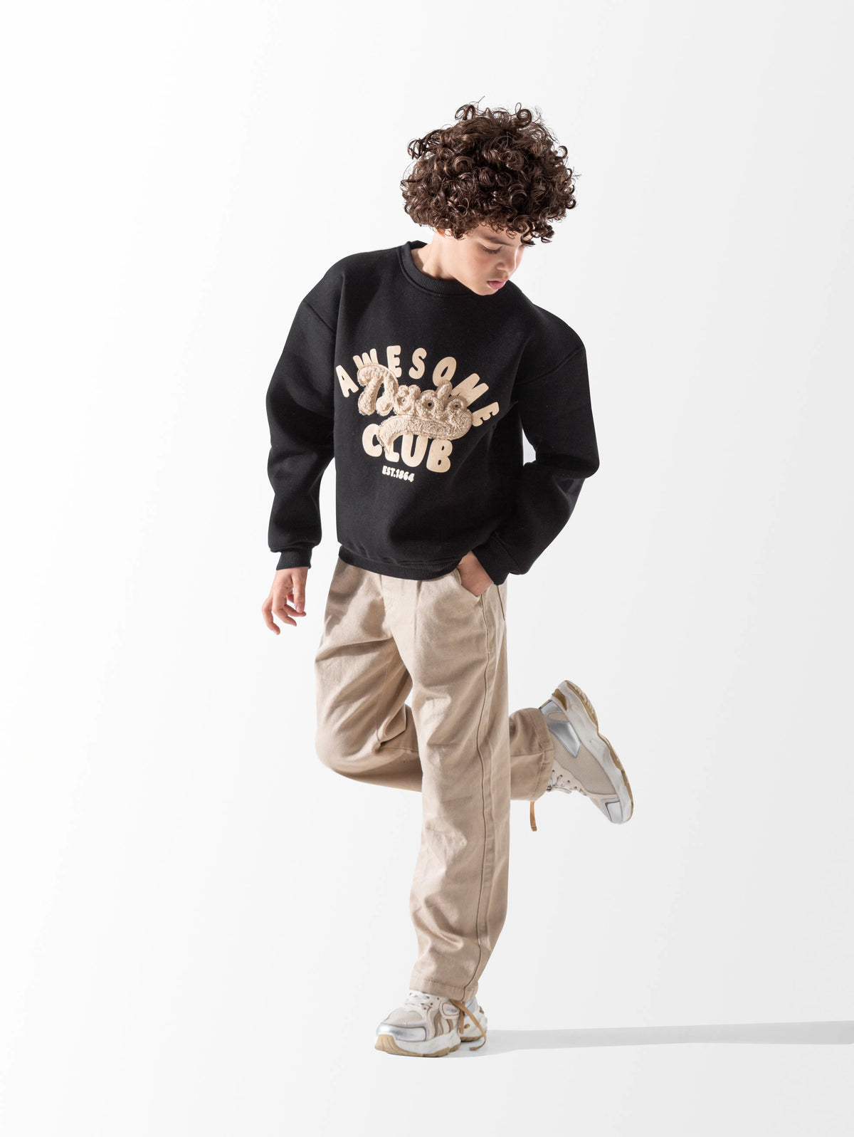 Boy's printed crewneck sweatshirt by TREE