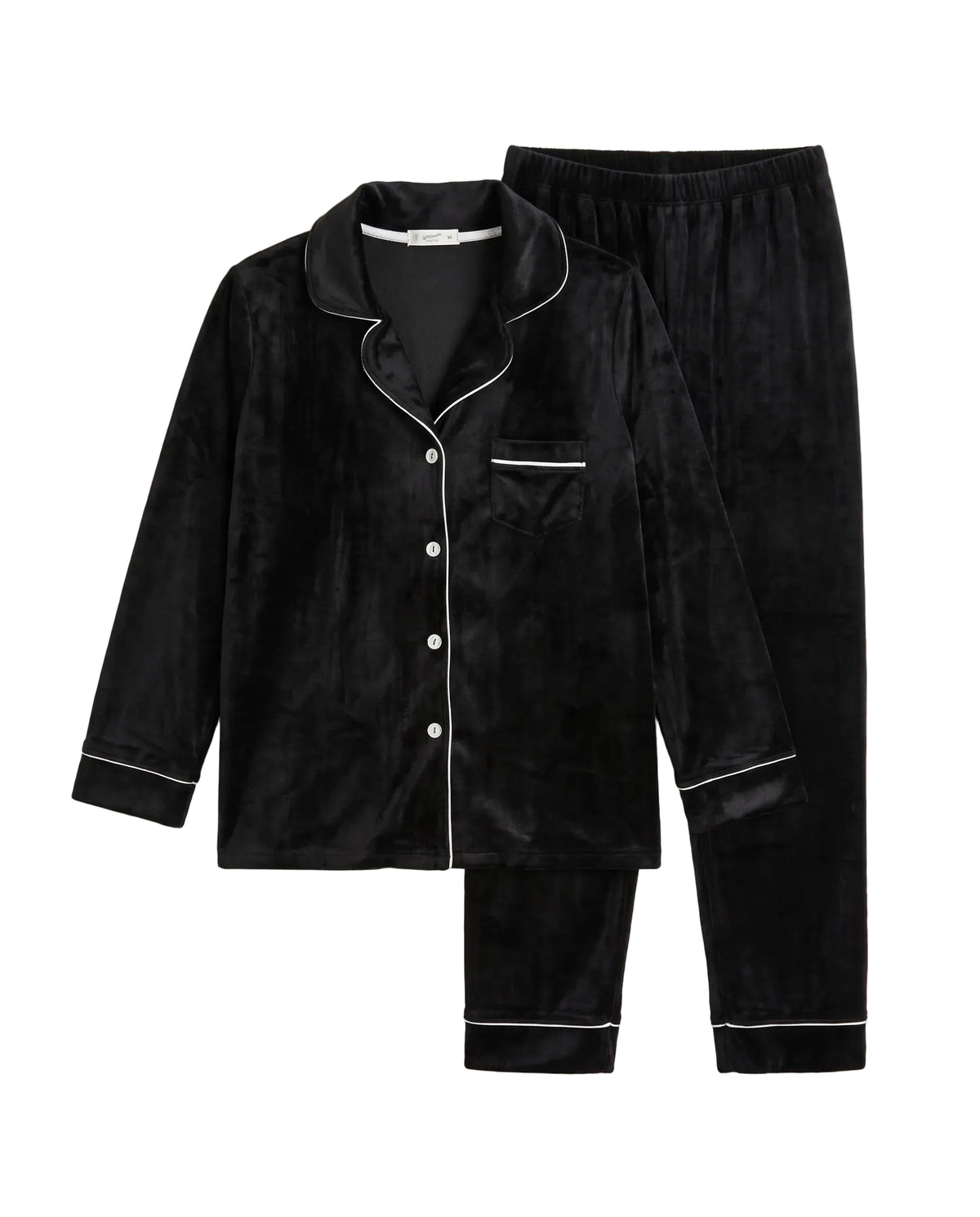 Women's classic velvet pajama set by TREE   