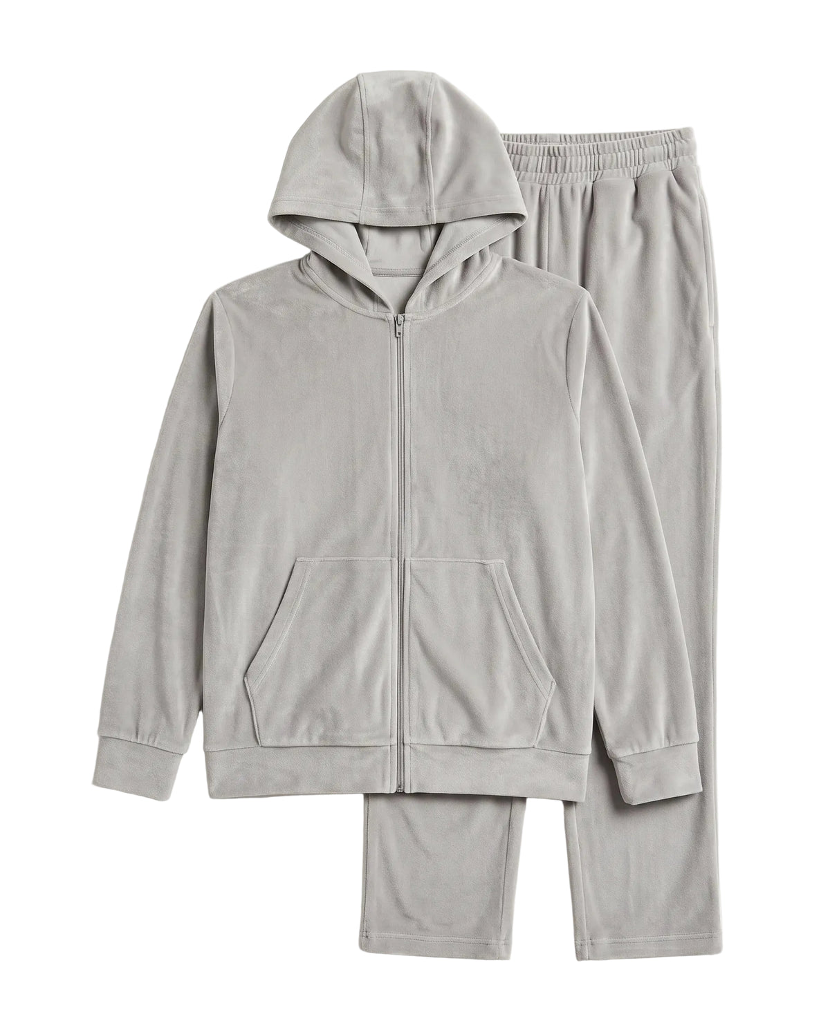 Women's velvet full-zip pajama set by TREE   