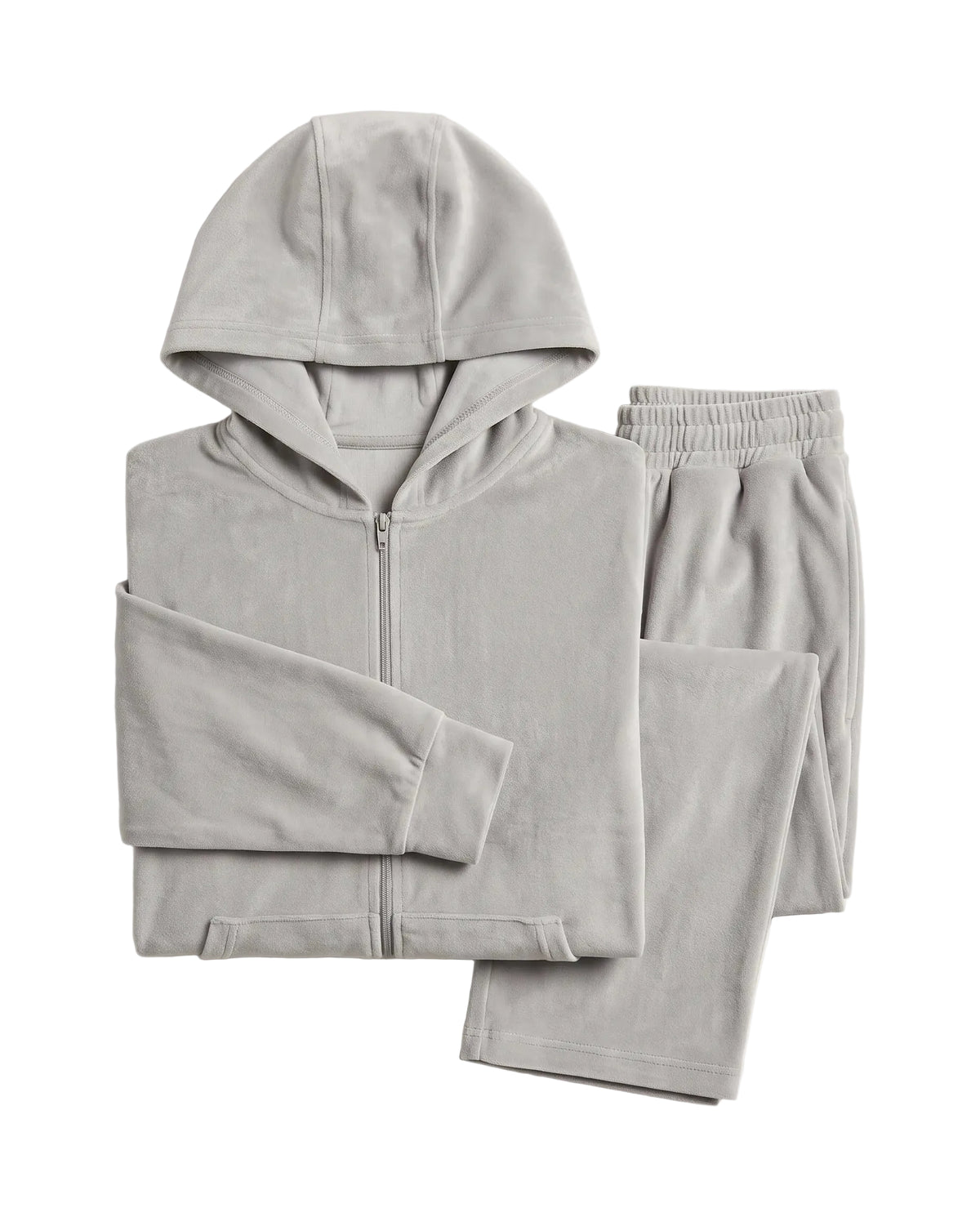 Women's velvet full-zip pajama set by TREE   