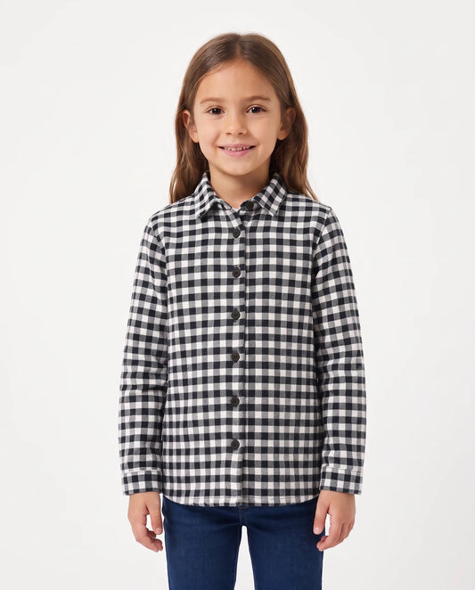 Girls' winter plaid shirt by TREE   