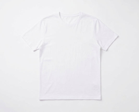 Men's Basic White T-Shirt - Special Sizes
