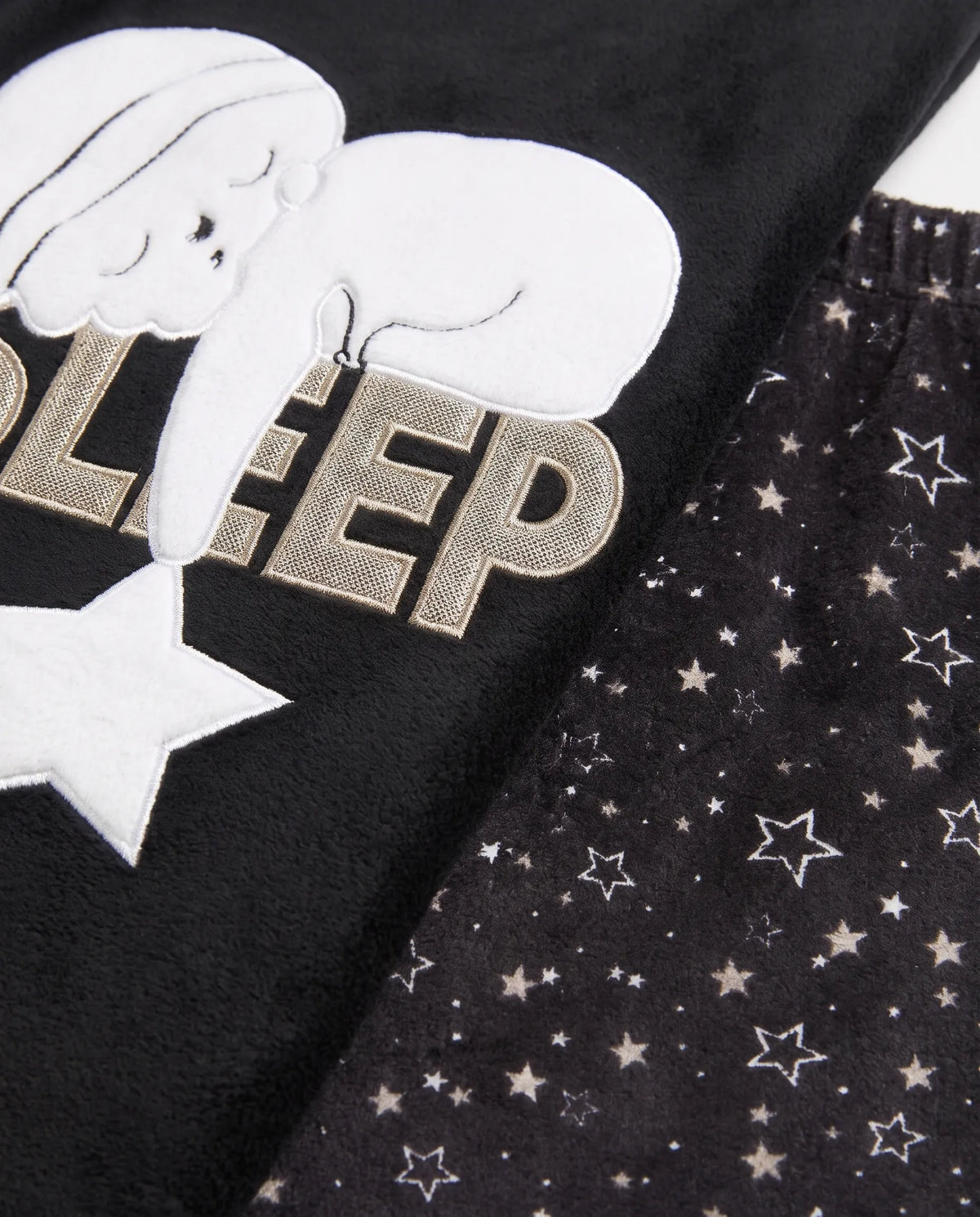 Girls' velvet sleepwear set - TREE