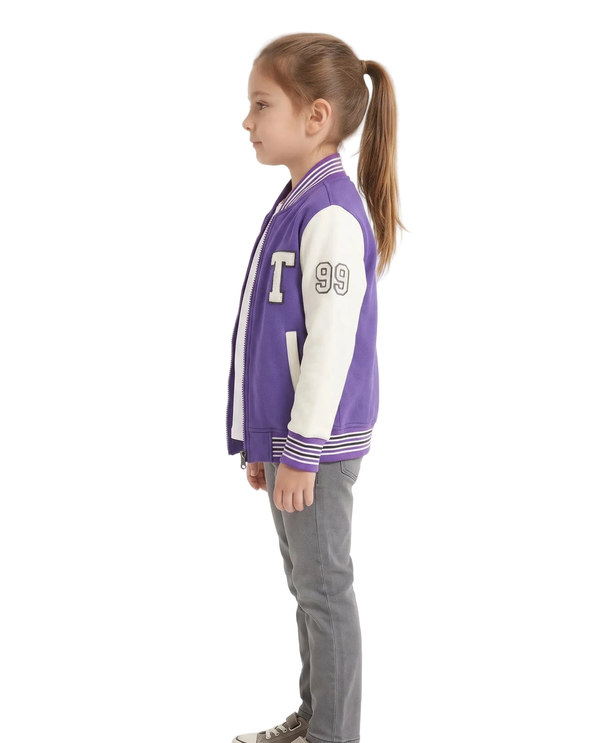 Girls' varsity baseball jacket - TREE