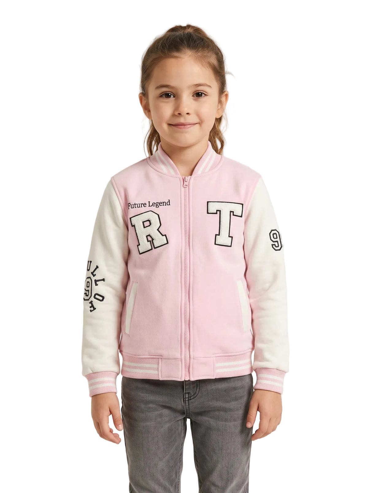 Girls' varsity baseball jacket - TREE