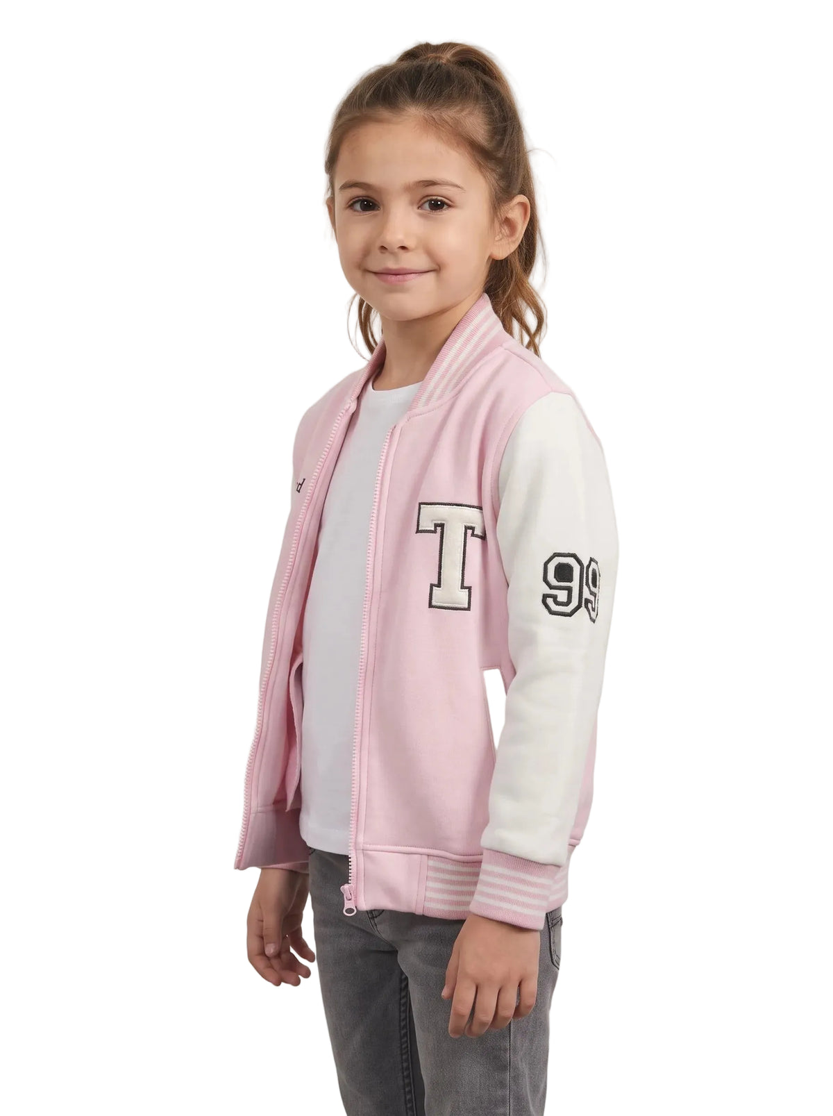 Girls' varsity baseball jacket - TREE