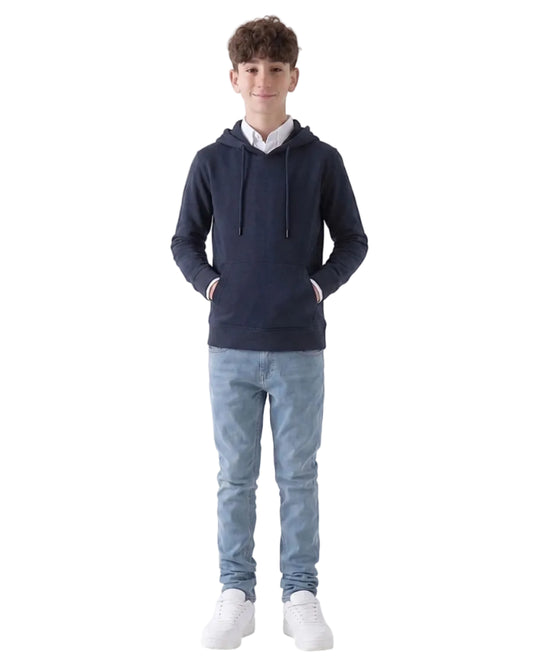 Boys' Solid Navy Blue Summer Milton Hoodie