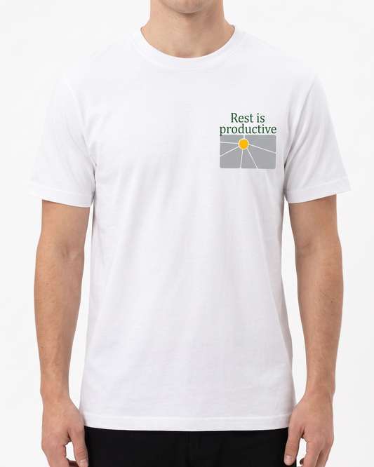 Men`s Printed T-Shirt –White