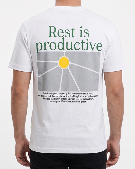 Men`s Printed T-Shirt –White