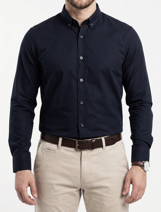 Men's Oxford Shirt With Sleeves