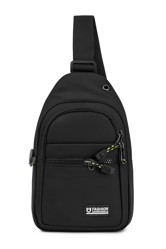 Men's waterproof crossbody bags- Black
