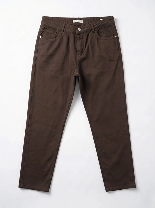 Men's Gabardine Boy friend - Brown