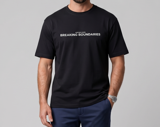 Men`s Printed T-Shirt – Black