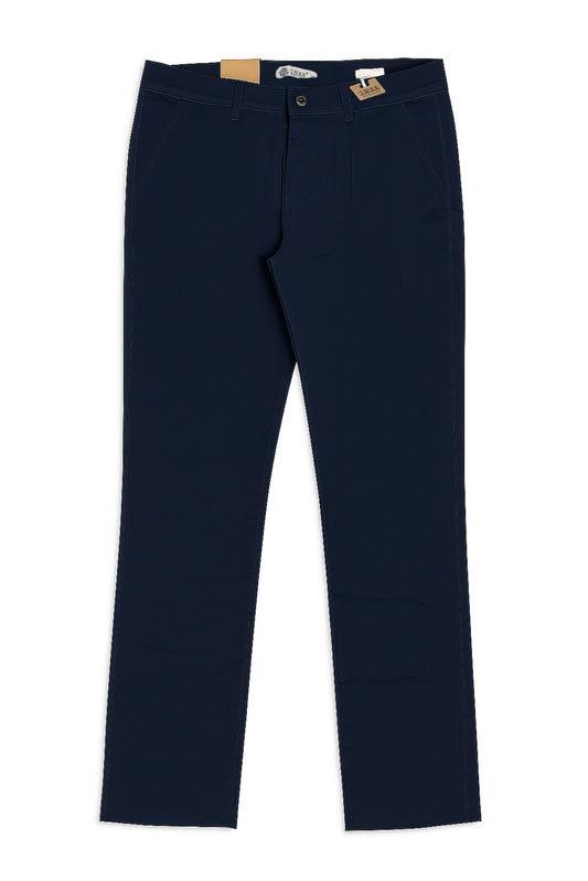 Men`s Gabardine Pants Straight Fit  With Side Pockets Navy