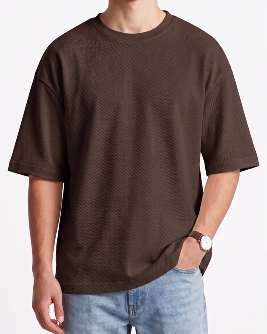 Men`s T-Shirt Over Size –Brown
