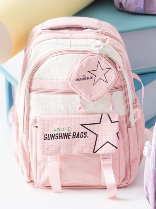TREE school backpack ( size 17 ) - Rose