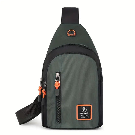 Men's waterproof crossbody bags- Olive