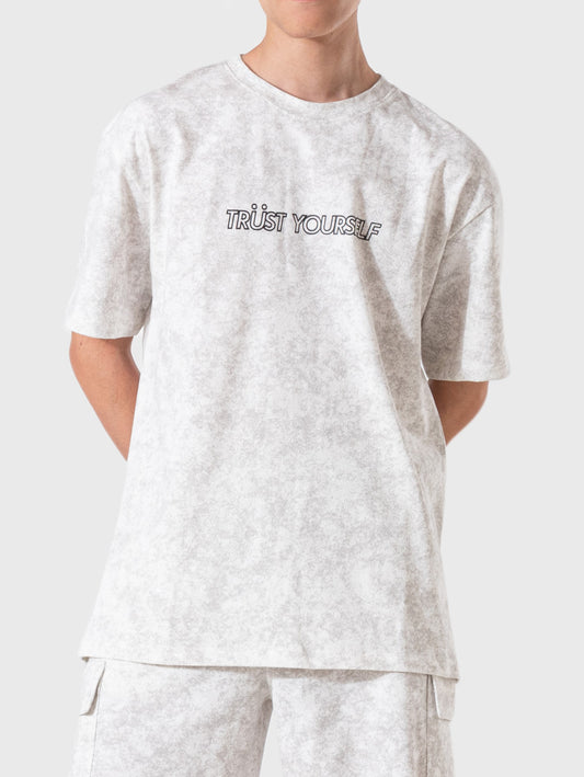 Men's T-Shirt Printed Over Size - Off White