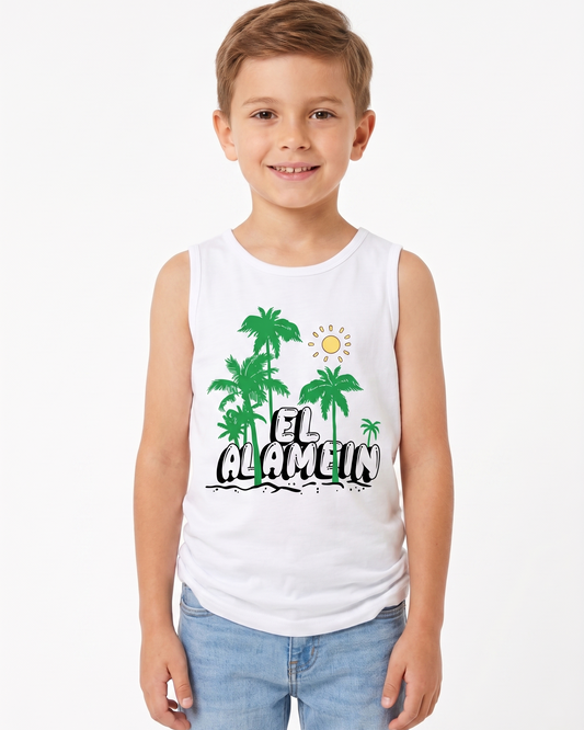Boys' printed Cat t-shirt-White