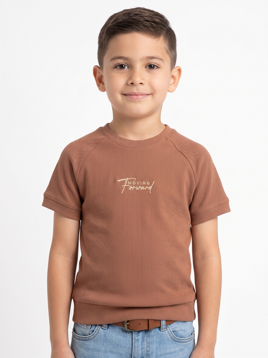 Boy`s Printed T-Shirt –Over Size- Short Sleeve
