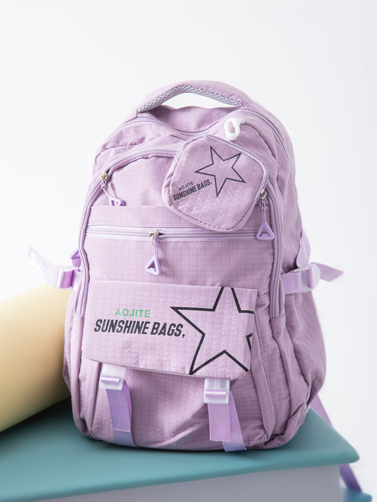 TREE school backpack ( size 17 ) - PurPle