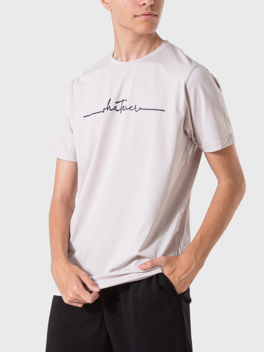 Men's T-Shirt Printed - Light Grey