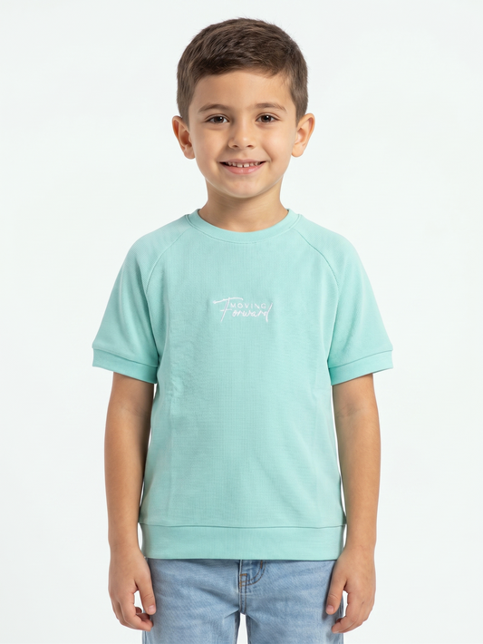 Boy`s Printed T-Shirt –Over Size- Short Sleeve