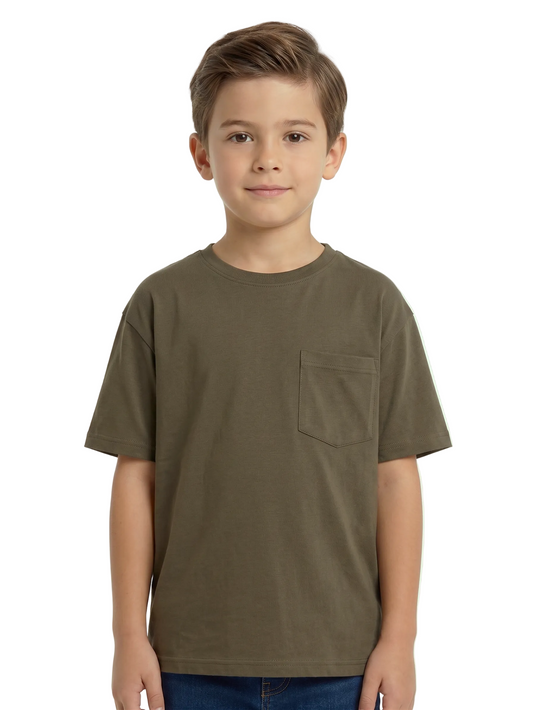 Boy`s Printed T-Shirt –Over Size- Short Sleeve