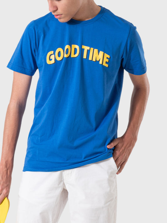 Men's T-Shirt Printed - Blue