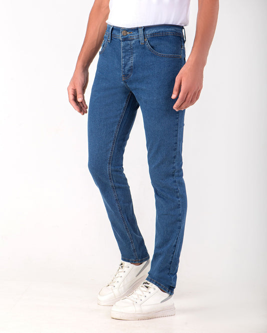 Men's pants Jeans Basic Blue light - SLIMFIT