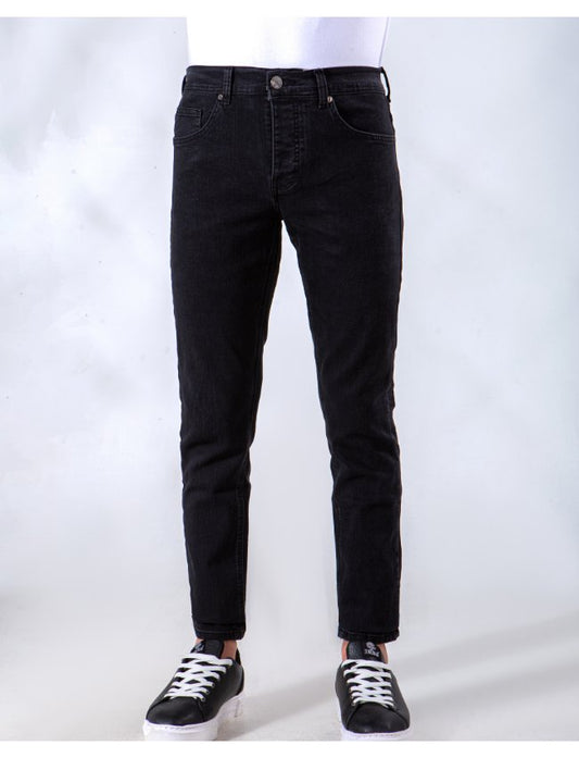Men's Jeans Pants Basic Black  slim fit
