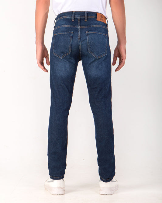 Men's pants jeans blue slimfit fashion A