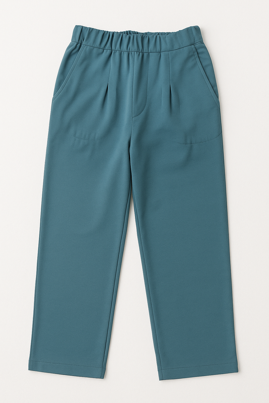 Girl's sweatpants Fashion Wide Leg - Indigo