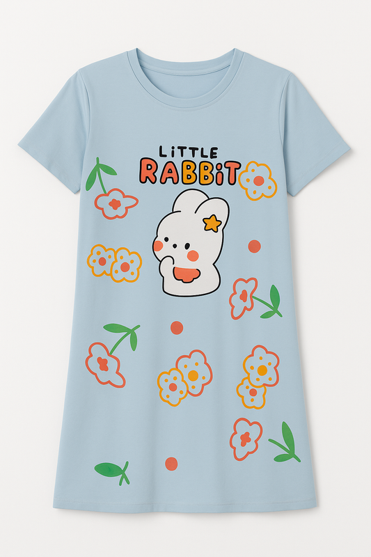 Women's night shirt - Light Blue